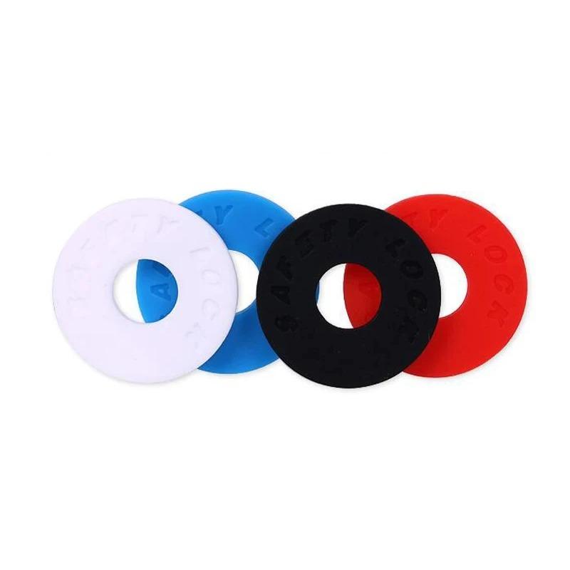 4pcs/Lot Electric Guitar Strap Locks Blocks Rubber Material Bass Guitar Strap Lock Guitar Parts & Accessories 4Pcs