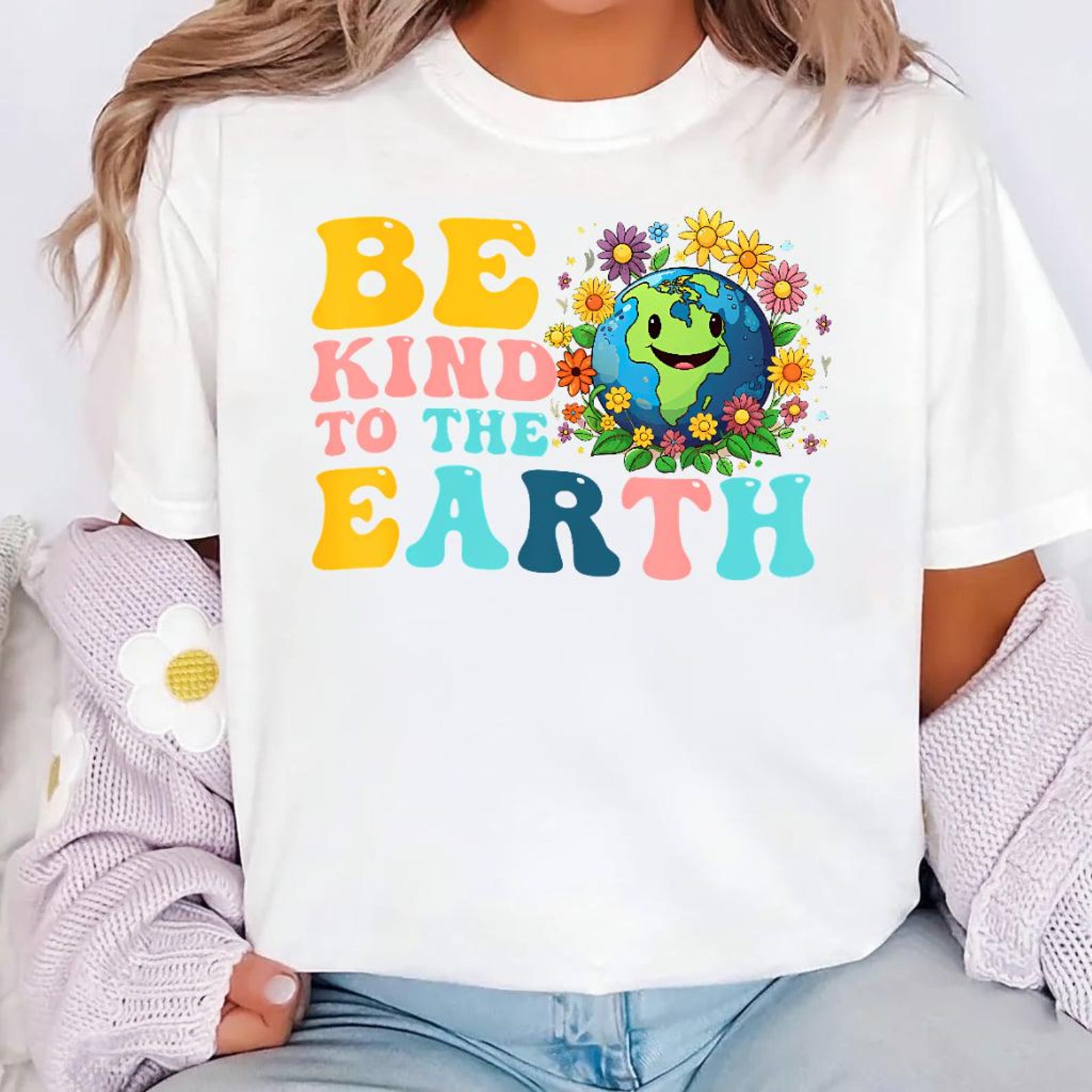 Be Kind To The Planet Earth Day Shirt, Eco Friendly Awareness T-Shirt XL