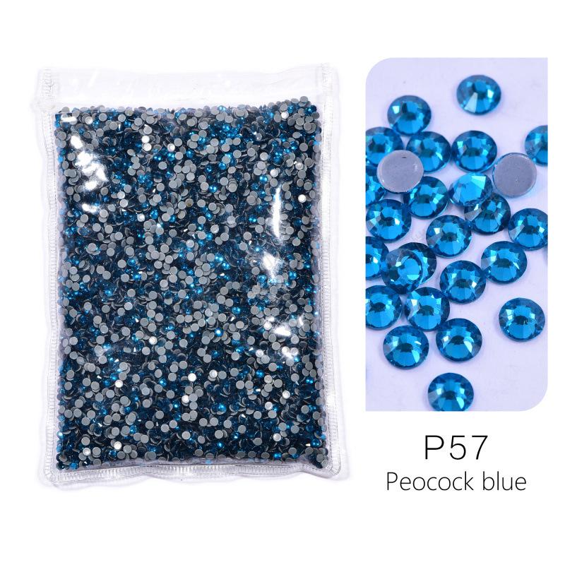 Large Packaging Uniform Glass Imitation Austrian Hot Diamond, Hot Melt Adhesive Bottom Diy Clothing Shoes And Hats Jewelry Rhinestone