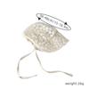 Newborn Lace Bonnet Embroidered Flower Princess Hat for Infant Girl Boy Sweet Large Brim Sun Visor Hats