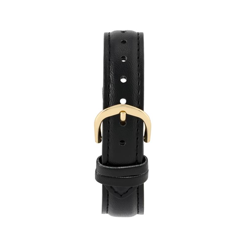 Casio STANDARD series gold watch frame life waterproof quartz movement leather strap Japanese and Korean watch women's watch black dial LTP-VT01GL-1B