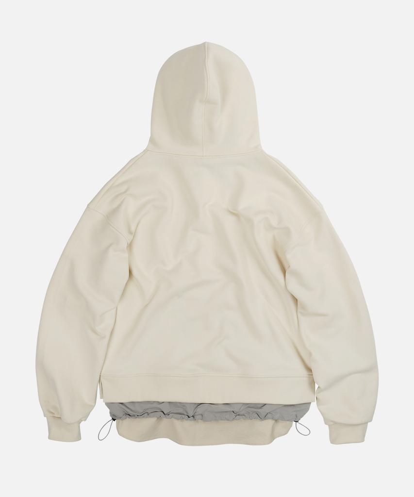 Double Layered Hoody _ Ivory