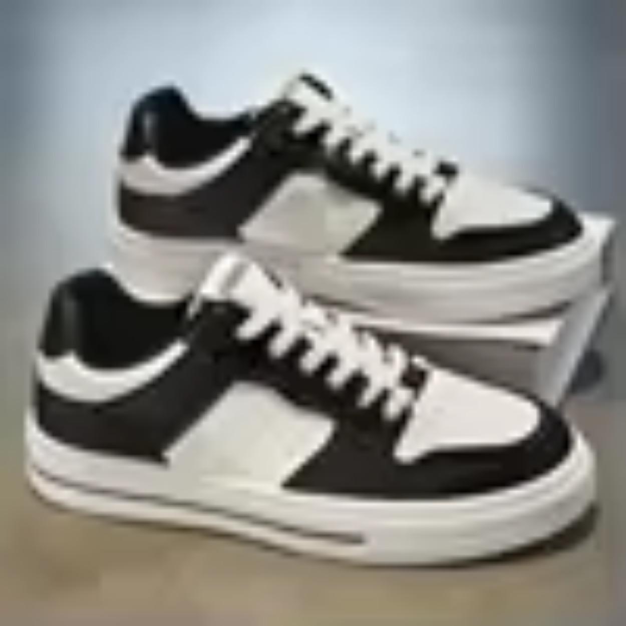 

Новые дышащие студенческие корейские спортивные и повседневные туфли на плоской подошве для мужской обуви 40 чёрный