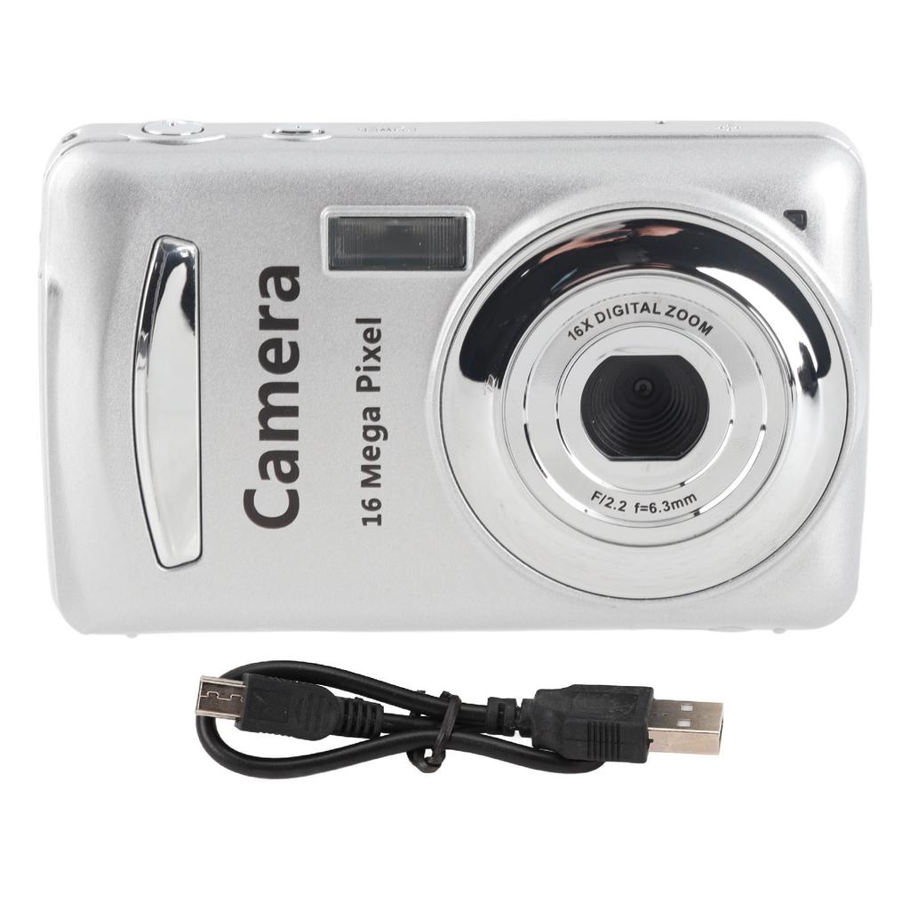 HD 1080P Digital Camera 16MP 2.4 Inch Color LCD Display Compact Small CCD Camera Support Up To 32GB Retro