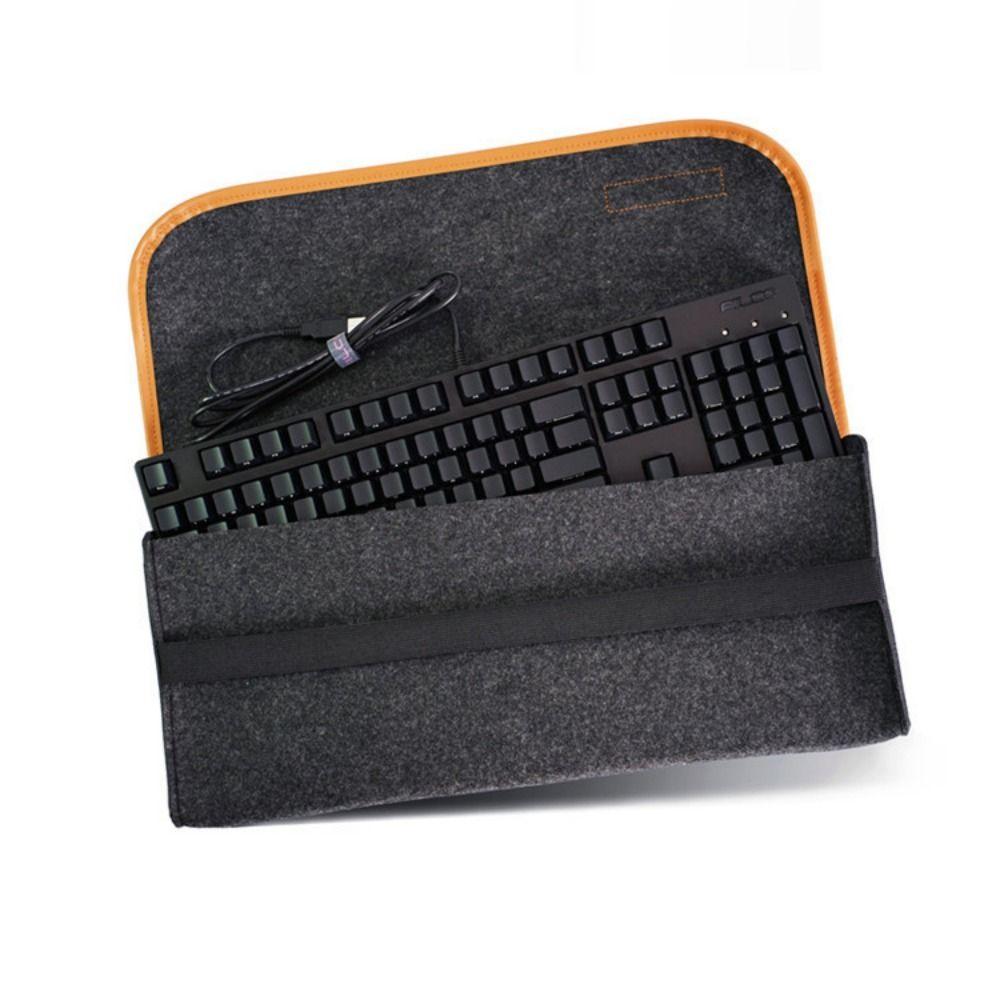 Thickened Keyboard Protective Cover Large Capacity Soft Mechanical Keyboard Bag Dust Proof Skin-friendly Keyboard Carrying Case