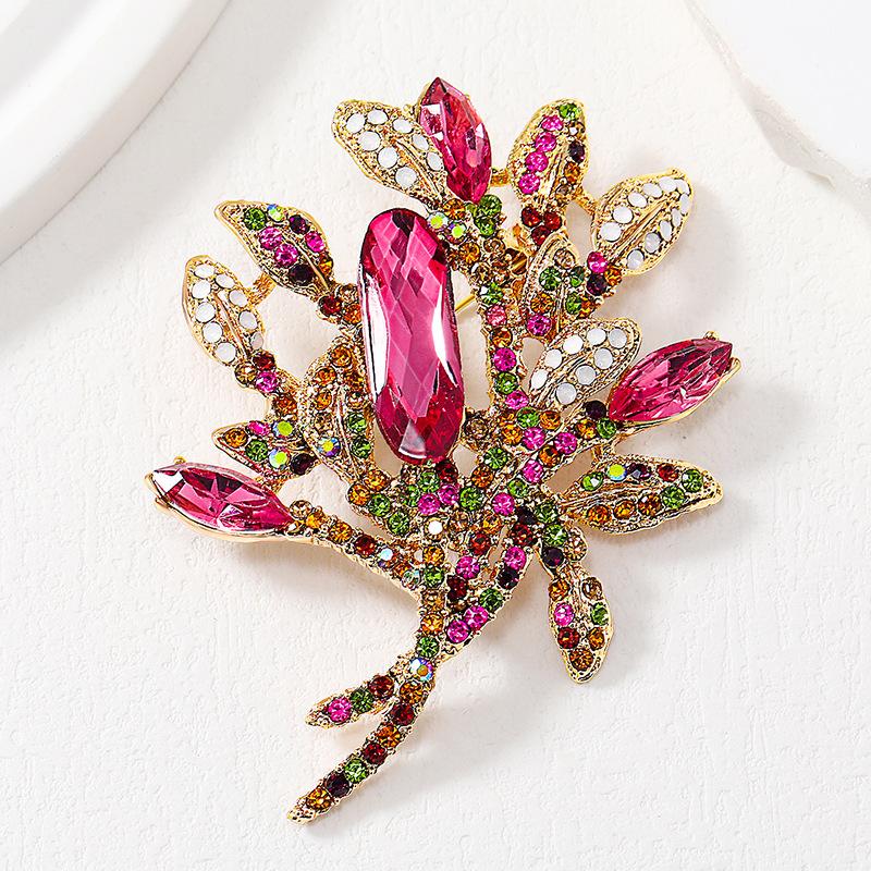 Vintage Floral Brooch Flower Atmospheric Brooch Women'S Clothing Coat Corsage