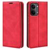 Wallet Case for Poco X8 Pro Max 5G - Leather/PU, Red