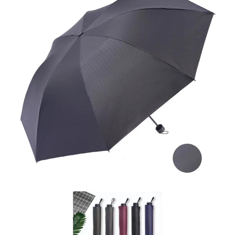 Tiantang UV Protection Black Coated Foldable Umbrella