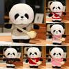 Adorable Plush Panda Toy With Cute Outfits And Stylish Shoulder Bag For Kids