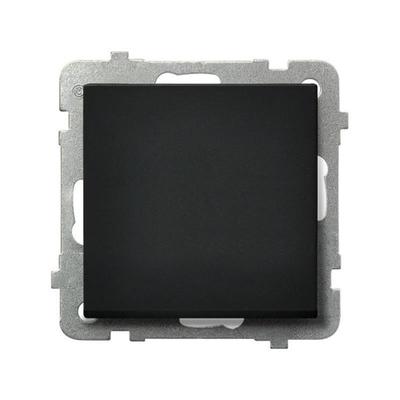 Ospel Sonata Black - Single-pole Switch ŁP-1R//33