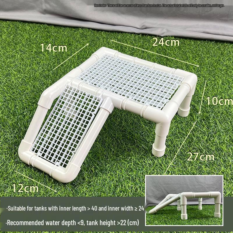 Turtle Sunbathing & Climbing Platform – Adjustable Handmade Floating Rest Area