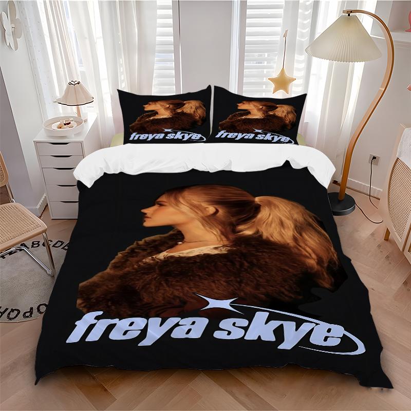 3Pcs Freya Skye'S Winter Elegance Bedding Sets For All Sizes New 3D Printed Bed Cover Comforter Duvet Cover Pillowcase Bedroom Decoration