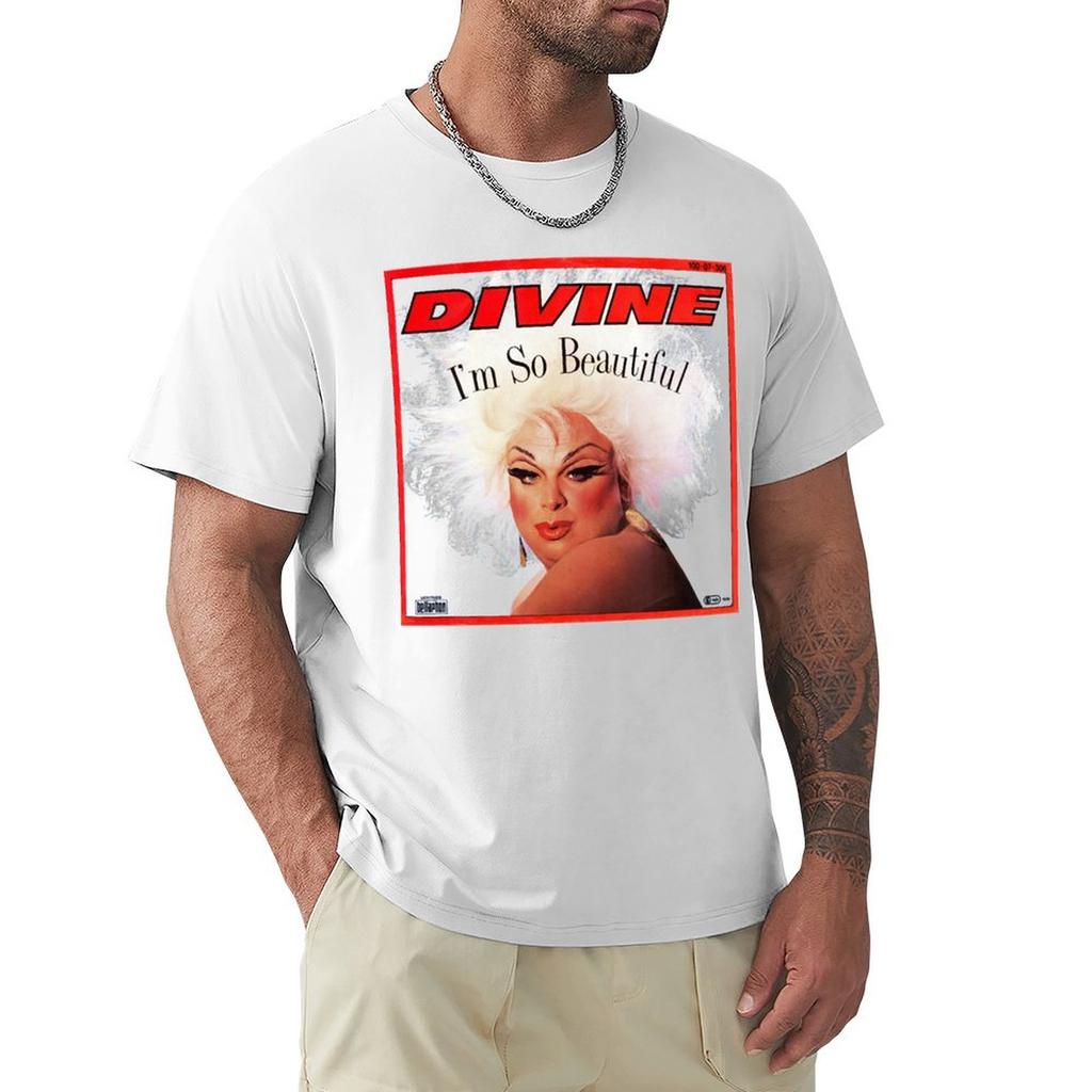 For Mens Womens Divine Awesome For Movie Fans Tshirt Big Size Short Sleeve Casual Top