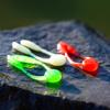 20pack Elastics Fishing Lures Durability Soft Wriggling Baits Ideal For Streams Pond And Competitions