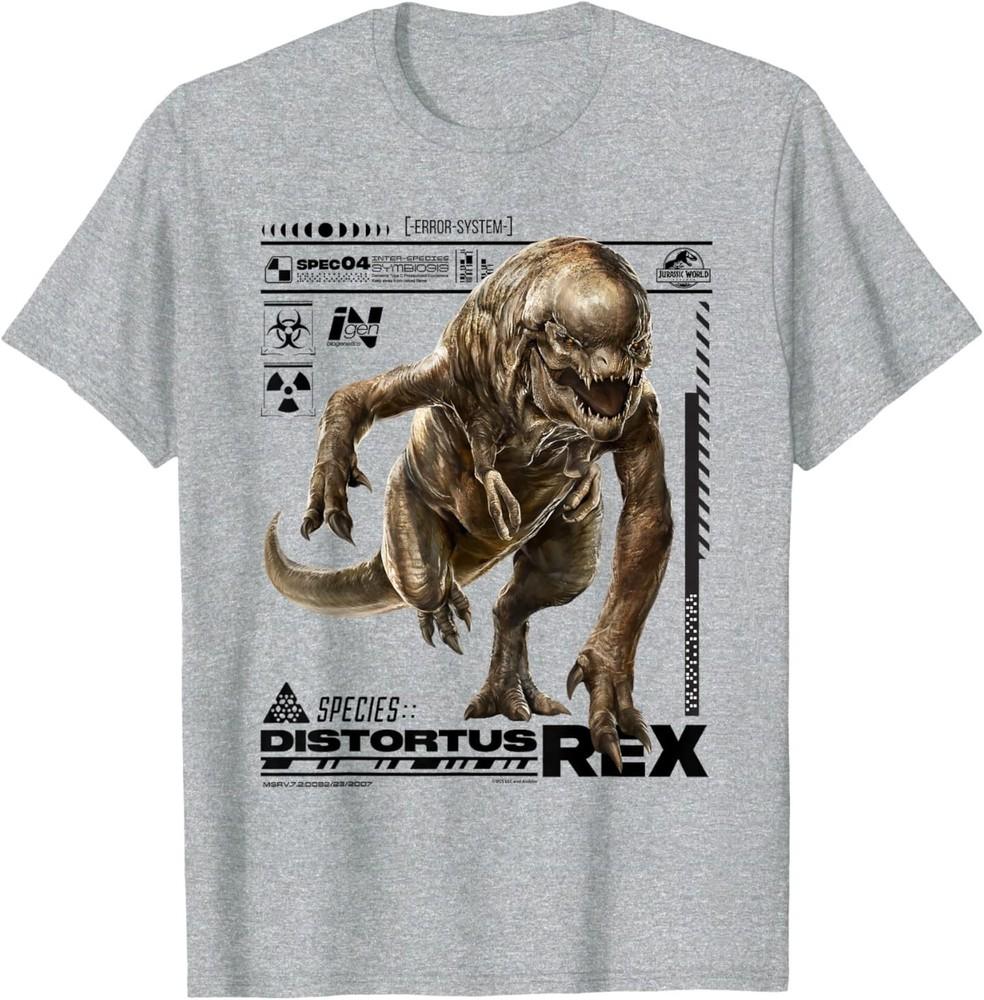 

Футболка Jurassic World Rebirth Distortus Rex Ingen Species File L