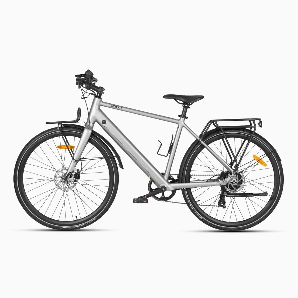 DYU Stroll 1 36V 250W Electric Bike - 67km Pedal Assist, Ultra-Light 18.5kg & Hydraulic Disc Brakes
