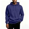 Men's Casual Hoodie with Front Pocket, Color Pullover Sweatshirt