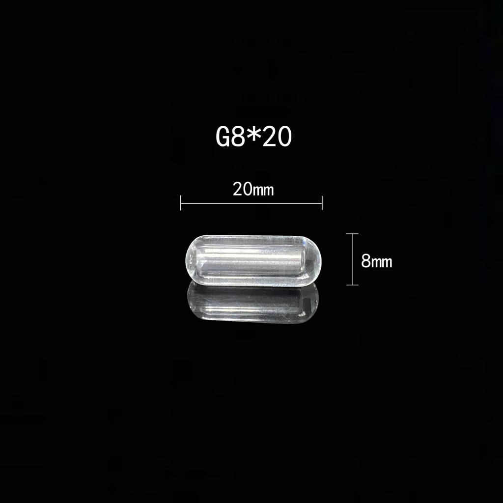 Glass Magnetic Stir Bar Stirrer Magneton Lab Mixer Stirring Spin Bars Cylinder Shaped 4X10mm 4X15mm 8X20mm 8X30mm 8X40mm ,1piece