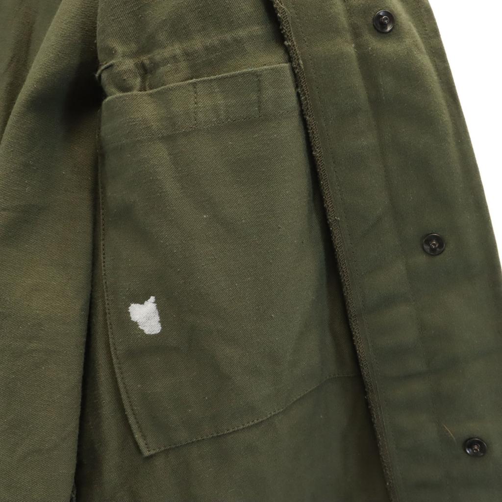 DUTCH ARMY 80s vintage Military jacket khaki Men's Used