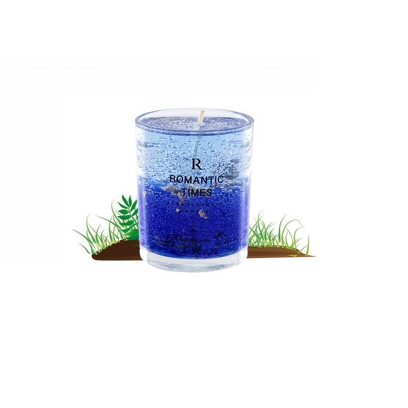A Set of Plant Essential Oil Scented Candle DIY Incense Jelly Wax Fragrance Candle Cup Gift Box.