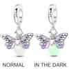 Copper Golden Charm Easter Eggs Bead Firefly Butterfly Bow Pendants Original Accessories Bracelets Diy Jewelry Gift