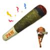 Jouet en Peluche Squeaky pour Chien en Forme de Cigarillo, Peluche Douce, Jouet Interactif et Masticable pour Chien de Petite et Moyenne Taille