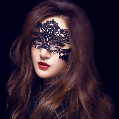 Women Masque Sexy Lady Lace Mask Cutout Eye Mask For Masquerade Party Mask