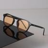 Designer Quadratische Sonnenbrille Damen Herren Retro Bonbonfarbe Sonnenbrille Luxus Persönlichkeit Brille Spiegelglas Sexy Marke