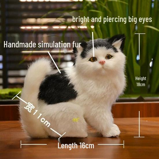 Cute Plush Toy - Orange, Siamese, Persian, Yellow Patch, Black Patch Cats & White Monkey Face