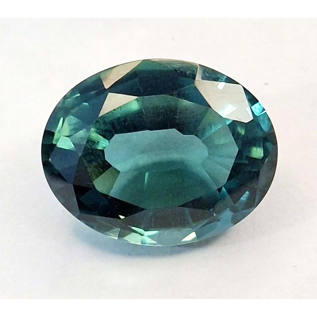 Beautiful Teal Green Sapphire Natural Oval Cut 9-11 Ct Certified Loose Gemstone