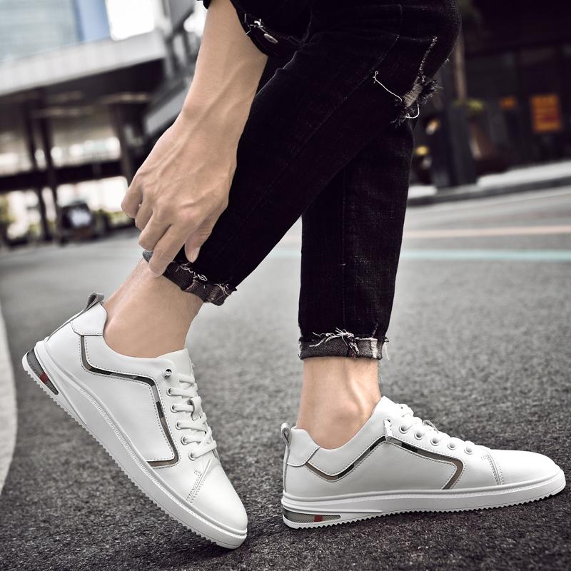 Designer Brand Men's Genuine Leather Casual Shoes Versatile for Men's Work Business Shoes Outdoor Men's Low Top Sports Shoes