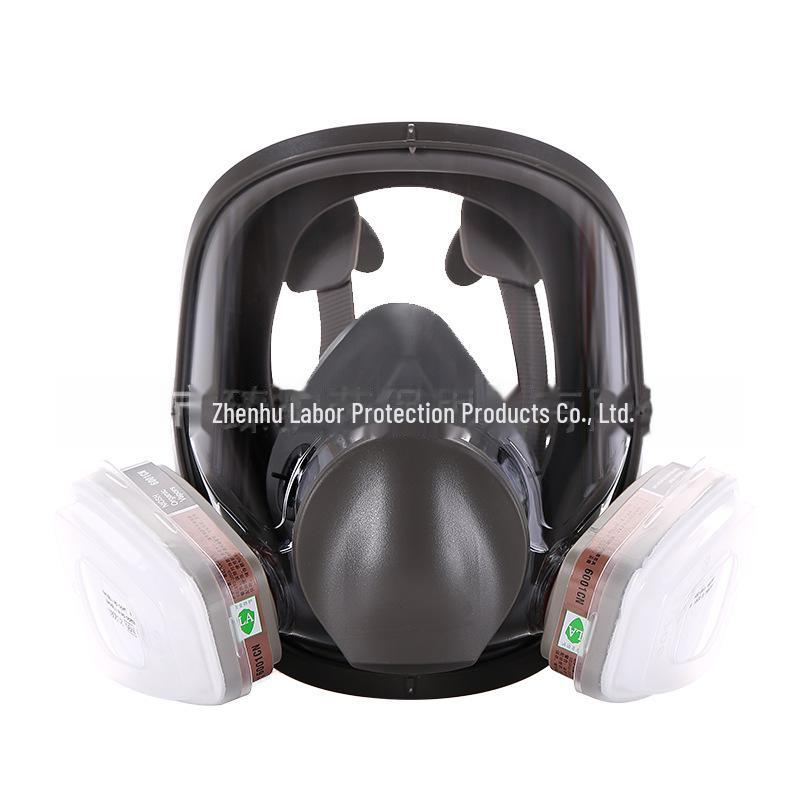 6800-Style Gas Mask for Spray Painting, Dust, Chemicals, Pesticides, and Polishing