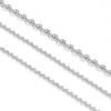 5 Meter Stainless Steel Ball Chains Necklace With 40pcs Connectors Clasps,Silver Bead Chain Sets for Necklace Hanging DIY Crafts