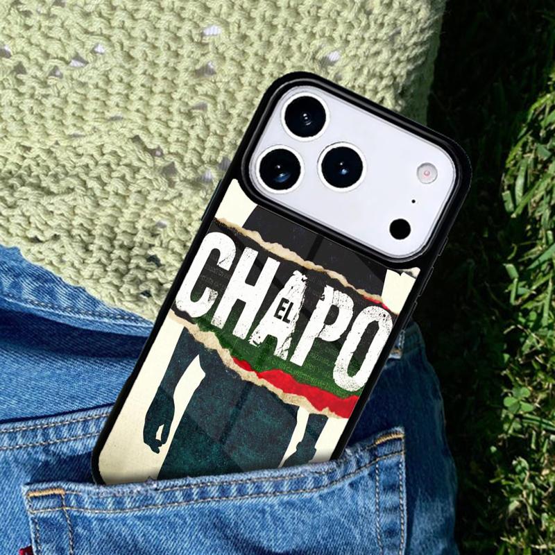 El Chapo phone case cover Compatible with for IPhone 17air 16e 15 14 13 12 11Pro Max 17 Air