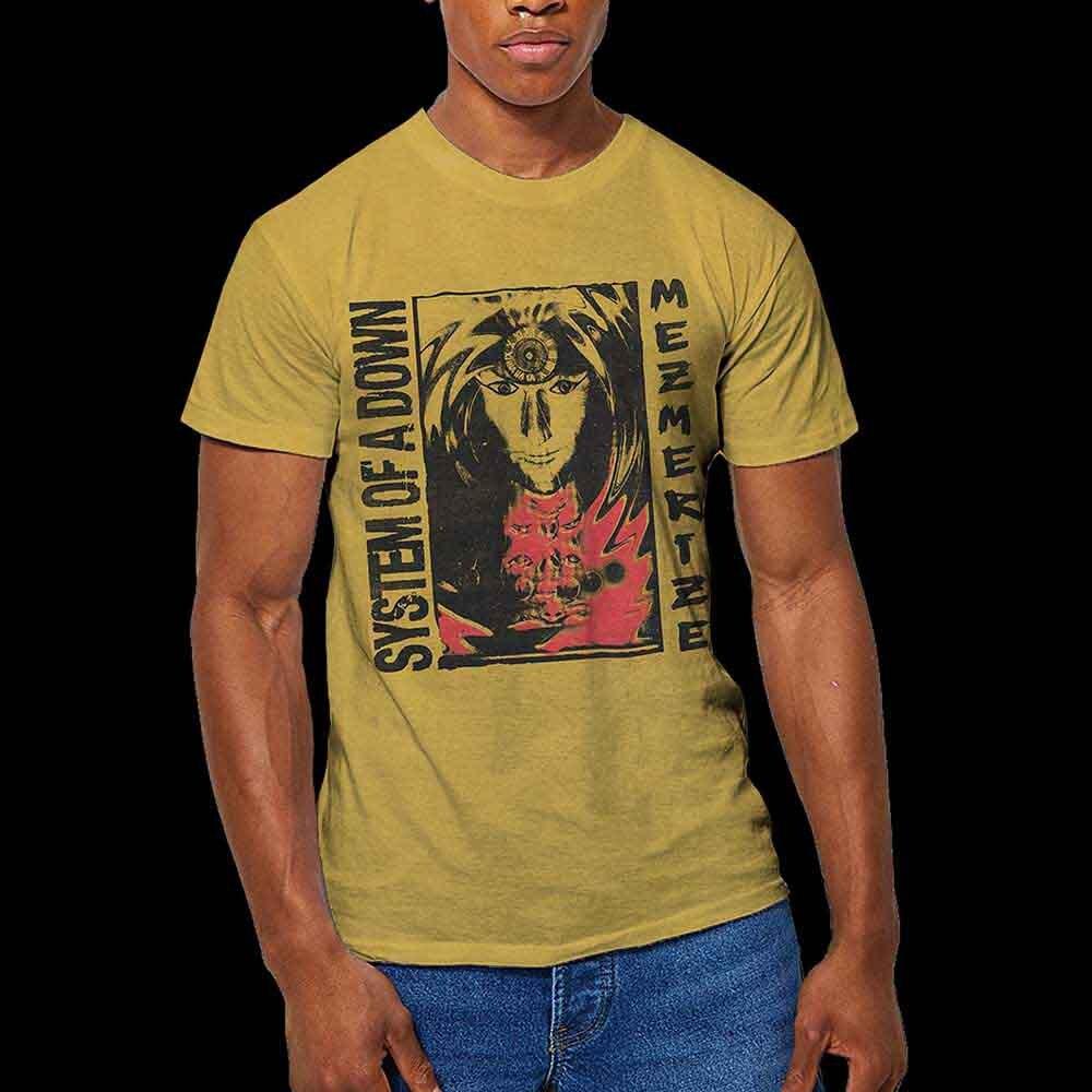 System Of A Down Reflections T-Shirt Yellow New Unisex T-Shirt S