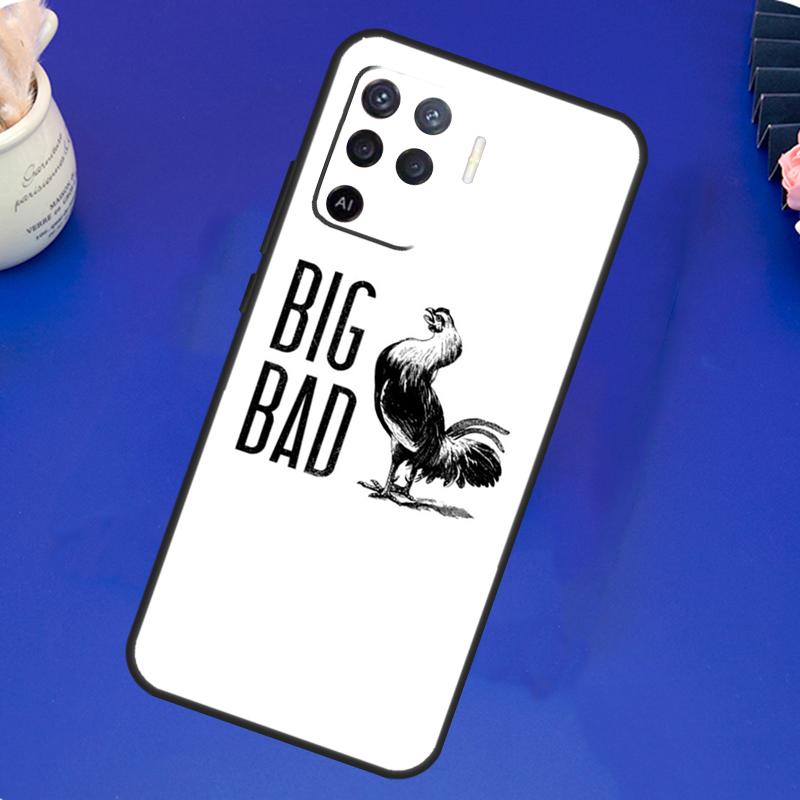 Cartoon Chicken Rooster Case For OPPO A17 A57 A77 A78 A15 A16 A52 A72 A76 A96 A74 A94 A5 A9 A31 A93 A54S A53S A57S