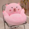 Winter Office Kapibala Waist Protection Chair Backrest Integrated Seat Cushion Capybara Butt Cushion Seat Cushion Seat Cushion