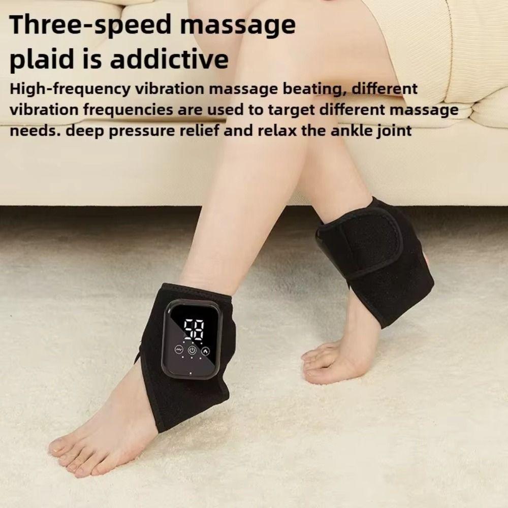 With 3 Vibration Modes Ankle Wrap Foot Massager Cordless Ankle Massager  Achilles Tendonitis