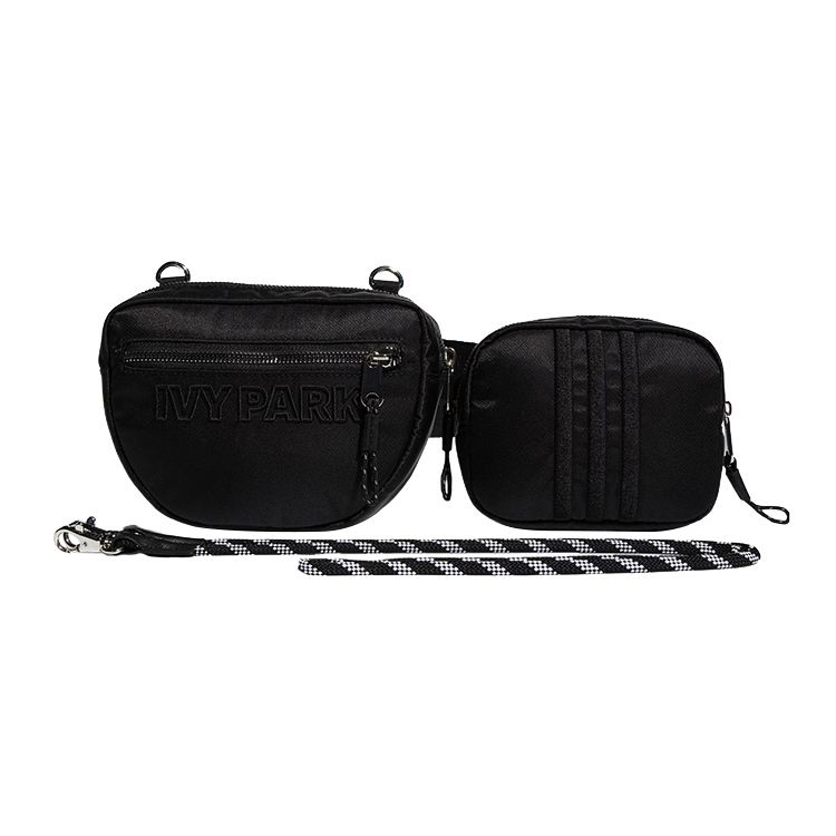 

Adidas Originals X Ivy Park Beyoncé Collaboration Sports Leisure Logo Nylon Waist Bag Unisex bags Black MF/H09189 Black