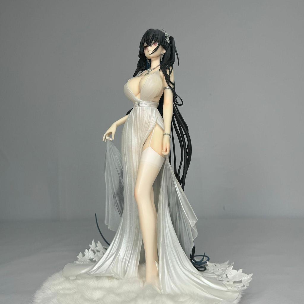 High-Quality Blue Lane Dress Phoenix Wren Anime Girl Model Desktop Ornament