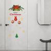 1pc Christmas Garland Wall Stickers Snowflake Tree Removable Vinyl Decals Door/Wall Decor Home Party Holiday Kids Room Festive