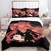 Genshin Impact Print Set lenjerie de pat trei piese Articol de modă Copii sau adulți pentru paturi Huse de pilota Fețe de pernă Set de lenjerie de pat