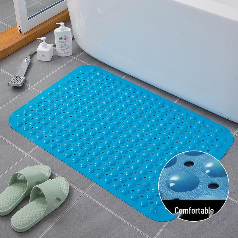 PVC Non-Slip Bathroom & Shower Mat - Water-Resistant for Home, Hotel, Pool, Toilet, Floor.