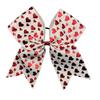 Valentine's Day Heart Bow Cheerleader Elastic Hair Tie for Kids