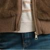 BCBG Poufer Knit Zip Jumper B6s1g580