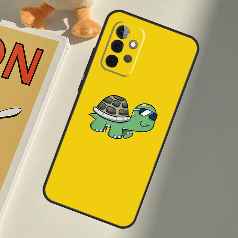Cartoon Turtle For Samsung Galaxy A22 A52 A32 A54 A14 A16 A26 A36 A56 A55 A35 A05 A06 A15 A53 A33 A13 Case