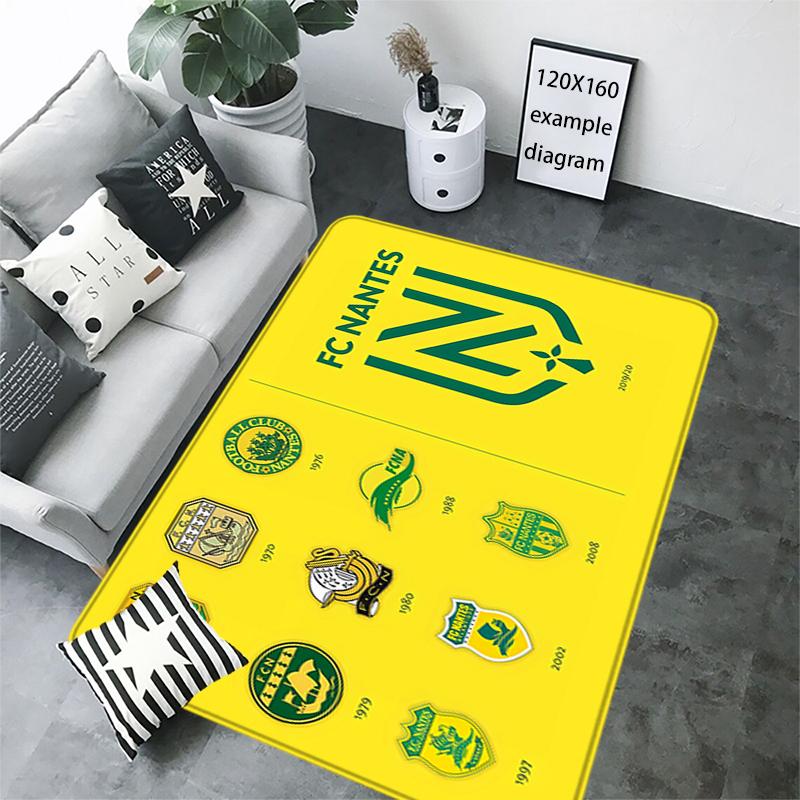 Doormat Flannel Floor Mat Indoor Foot Rug Prayer Bedside Mats F-FC Nantes Kitchen Corridor Water Absorbent Carpet Balcony Decor