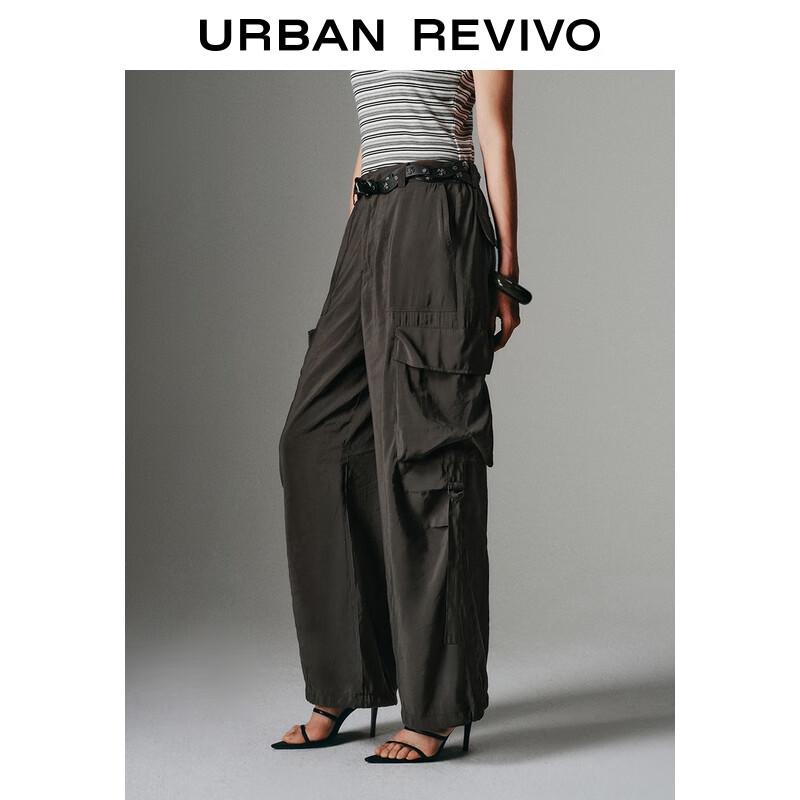 UR 2025 Summer Women's Cargo Wide-Leg Pants