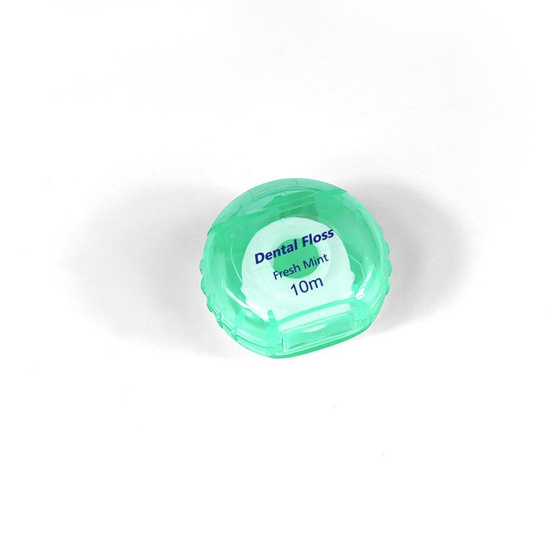 Mint-flavoured Waxed Toothpick-shaped Keyring Dental Floss Roll