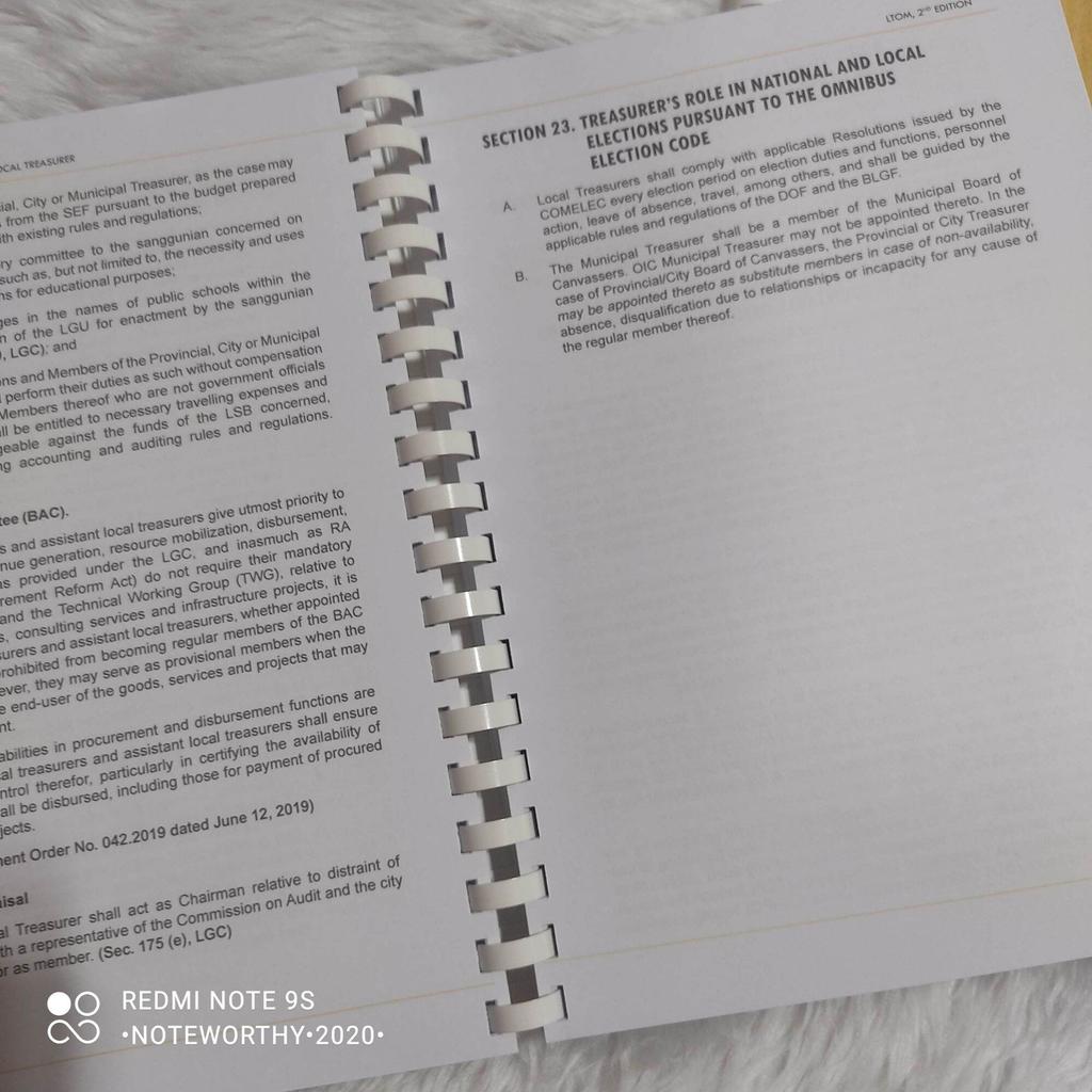 BCLTE LTOM Local Treasury Operations Manual Reviewer 2nd Ed W/ Additional Notes and MCQs